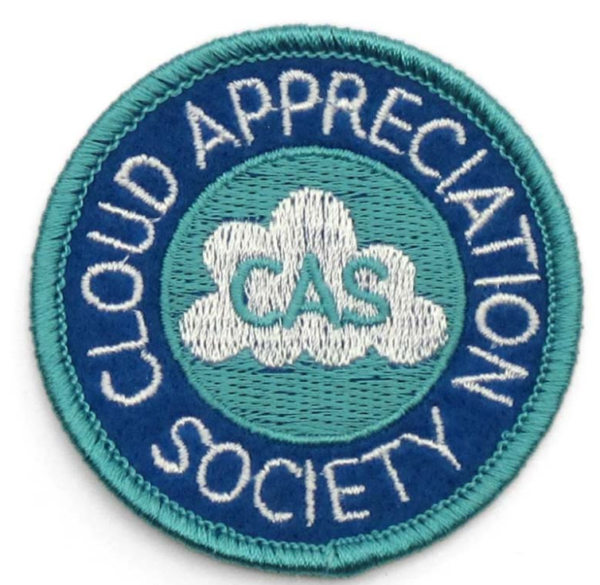 Cloud Appreciation Society' Embroidered Patch - Cloud Appreciation Society